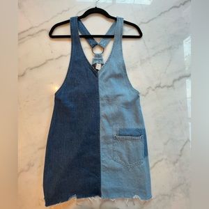 Dress Divided 2 tone denim dress